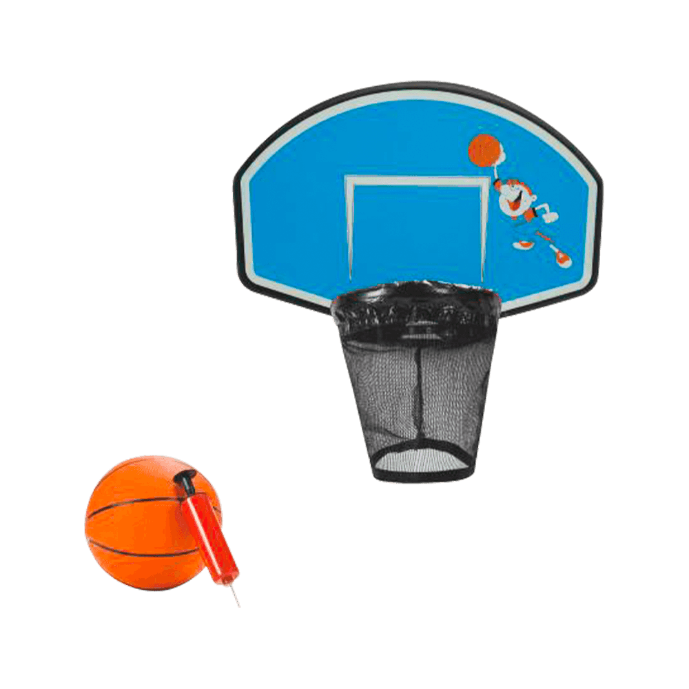 Bunter Basketballkorb